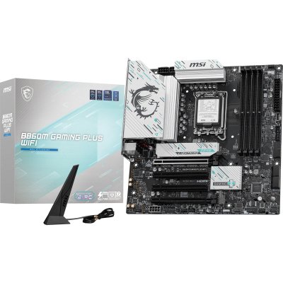 MSI Carte m&egrave;re  B860M GAMING PLUS WIFI - B860/LGA1851/DDR5/mATX#