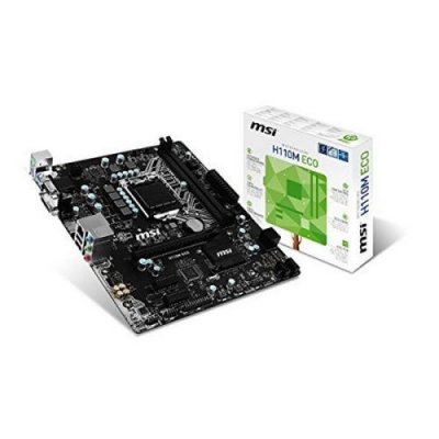 MSI Carte M&egrave;re  H110M ECO mATX LGA1151 
