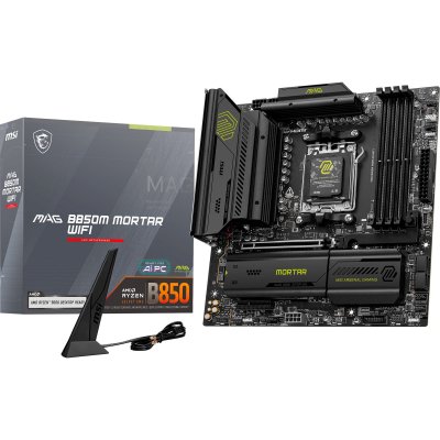 MSI Carte m&egrave;re  MAG B850M MORTAR WIFI - B850/AM5/DDR5/mATX