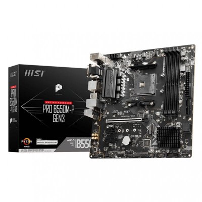 MSI Carte m&egrave;re  PRO B550M-P GEN3 - B550/AM4/mATX 