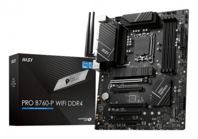 MSI Carte m&egrave;re  PRO B760-P WIFI DDR4 - B760/LGA1700/DDR4/ATX 