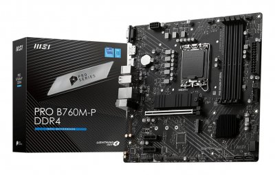 MSI Carte m&egrave;re  PRO B760M-P DDR4 - B760/LGA1700/DDR4/mATX 