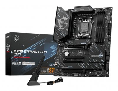 MSI Carte m&egrave;re -  - X870 GAMING PLUS WIFI - AM5 - ATX - DDR5 - 128 Go