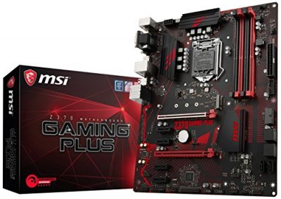 MSI Carte m&egrave;re  Z370 Gaming Plus, Intel Z370 Sockel 1151 