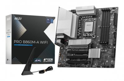 MSI Carte mere PRO B860MA WIFI Intel B860 LGA 1851 Socket V1 micro ATX