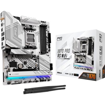 ASROCK Carte m&egrave;re x870e pro rs wifi (am5) 90-MXBQ00-A0UAYZ 