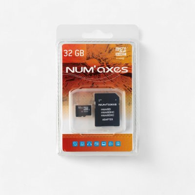 NUM AXES Carte Micro SD 32 Go avec Adaptateur