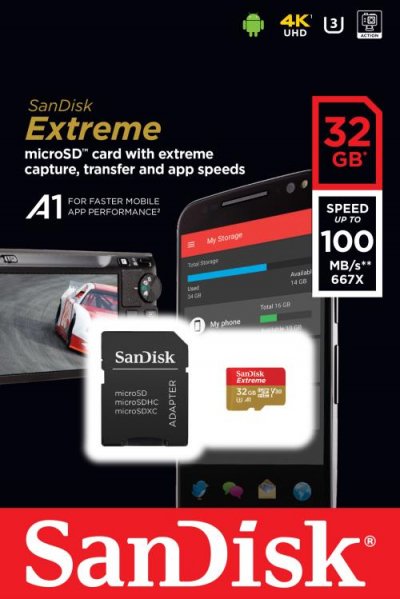 SANDISK Carte Micro SD  microSD EXT PLUS 32Go