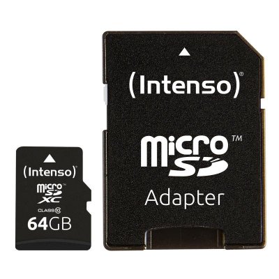 INTENSO Carte micro sdhc  64go class 10 3413490