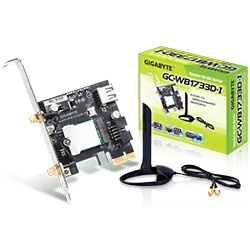 GIGABYTE Carte r&eacute;seau  PCI-E BT5/WiFi AC - GC-WB1733D-I