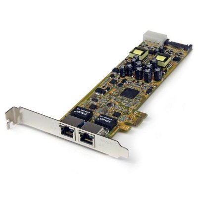 STARTECH.COM Carte reseau pci express 2 gigabit ethernet rj45 poe/pse