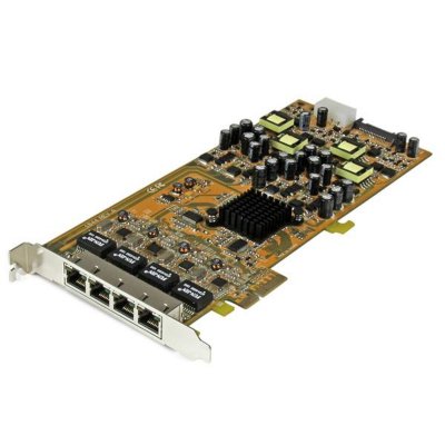STARTECH.COM Carte reseau pci express a 4 ports gigabit poe - nic pcie