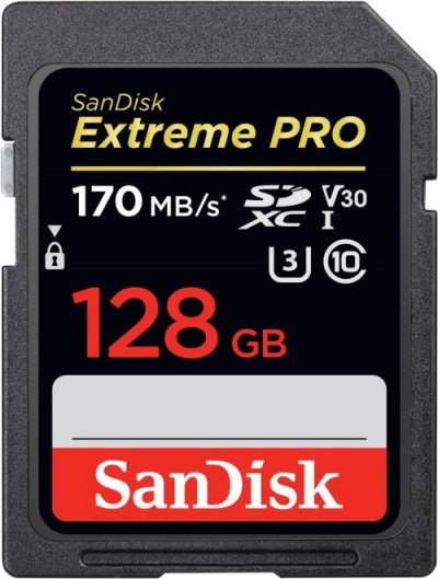 SANDISK Carte SD  EXTREME PRO SDXC UHS-I 128GB