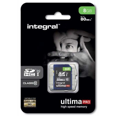 INTEGRAL Carte Sdhc  Sdhc 8 Go Cl 10/80