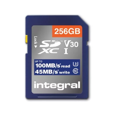 INTEGRAL Carte SDXC INSDX246G-100V30  - 256Go - 4K