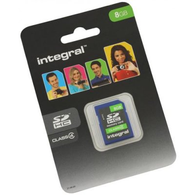 INTEGRAL Carte Secure Digital  Sdhc 8 Gb-cl 4