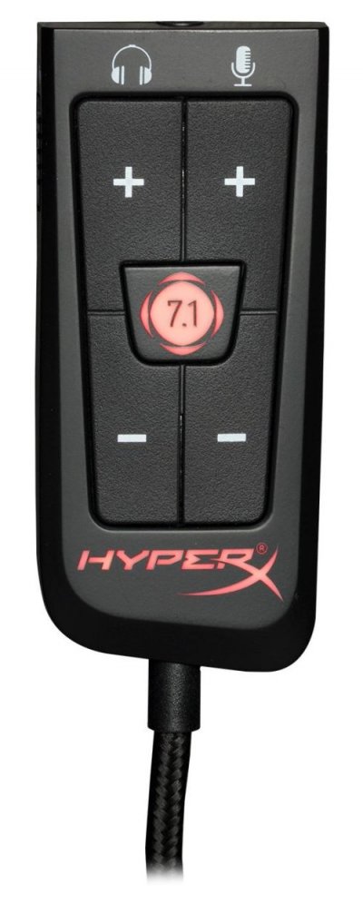 Carte son USB HyperX Noir pour casques Cloud 