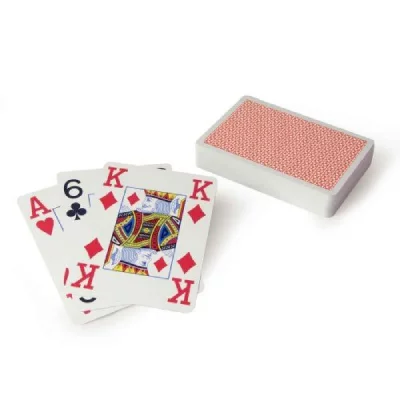 COPAG Cartes &Agrave; Jouer  Rouge Jeu Poker Plastic Jumbo 4 Index &Agrave; L'unit&eacute;