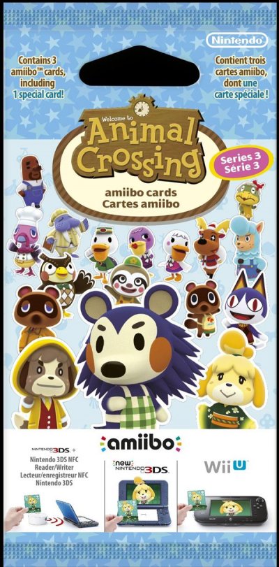 NINTENDO Cartes Amiibo Animal Crossing 3