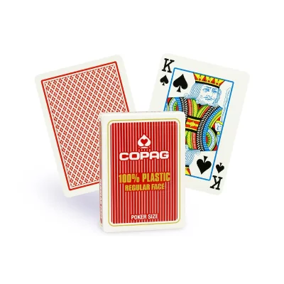 COPAG Cartes  Poker Regular (rouge)