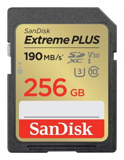 SANDISK Cartes m&eacute;moire -  - Extreme PLUS SDXC UHS-I - 256Go