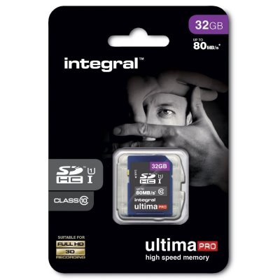 INTEGRAL Cartes memoire SDHC 32 GO CL 10/80