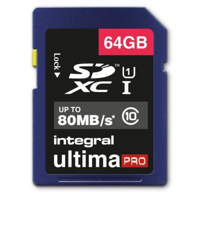 INTEGRAL Cartes memoire SDHC 64 GO CL 10/80