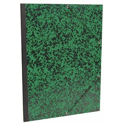 CLAIREFONTAINE Carton &Agrave; Dessin Annonay Vert &Agrave; &Eacute;lastiques 28x38cm