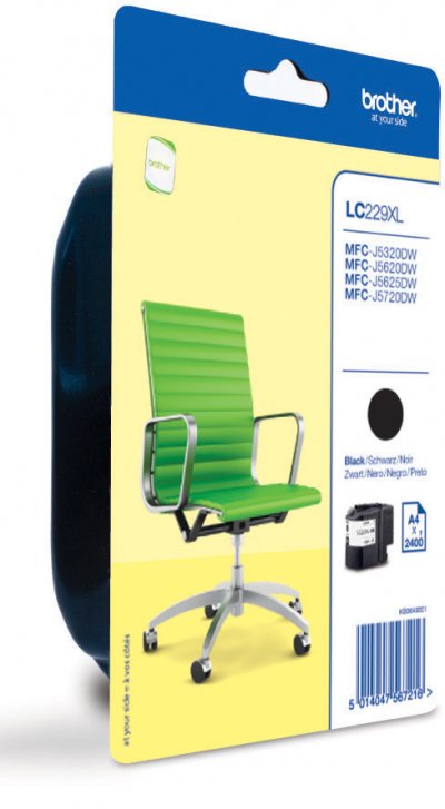 BROTHER Cartouche  LC229XLBK - Noir