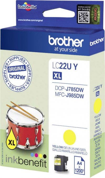 BROTHER Cartouche  LC22UY - Yellow