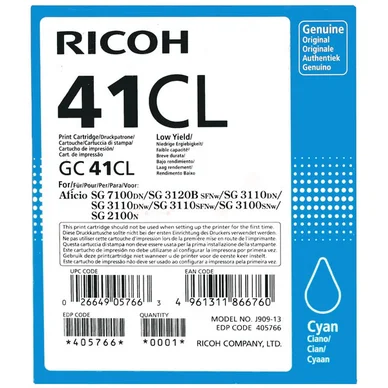 RICOH Cartouche d'encre 405766 -  - Cyan