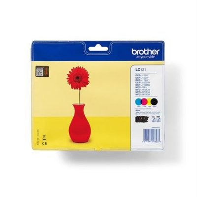  Cartouche d encre BROTHER LC121 Magenta Cyan Jet d encre Pack de 1