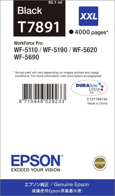 EPSON Cartouche d'encre BT7891 -  - Noir