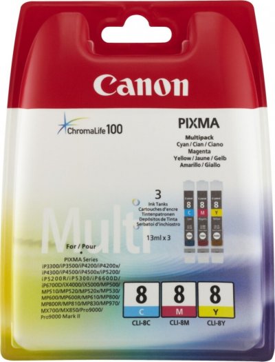 CANON Cartouche d'encre  PACK CLI-8 3CL