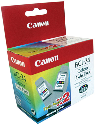 CANON Cartouche d'encre Couleur  (BCI24C) DOUBLE PACK