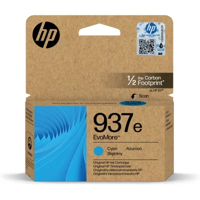 HP Cartouche d'encre cyan originale  937e EvoMore