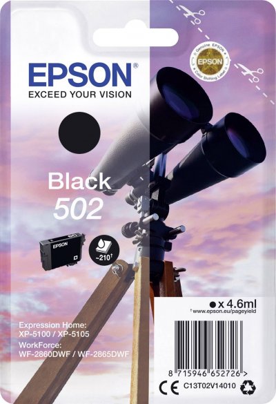 EPSON Cartouche d'encre  502 Noir