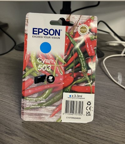 EPSON Cartouche d'encre  503 Serie Piment Cyan Bleu 