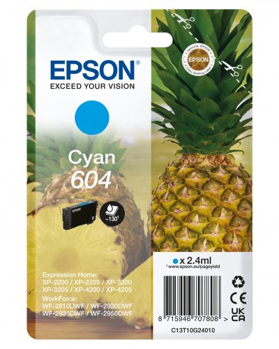 EPSON Cartouche d'encre  604 ANANAS CYAN