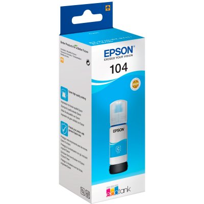 EPSON Cartouche d'encre  ECOTANK 104 CYAN
