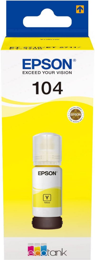 EPSON Cartouche d'encre  ECOTANK 104 JAUNE