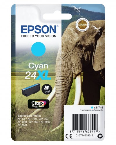 EPSON Cartouche d'encre  Elephant cyan XL 