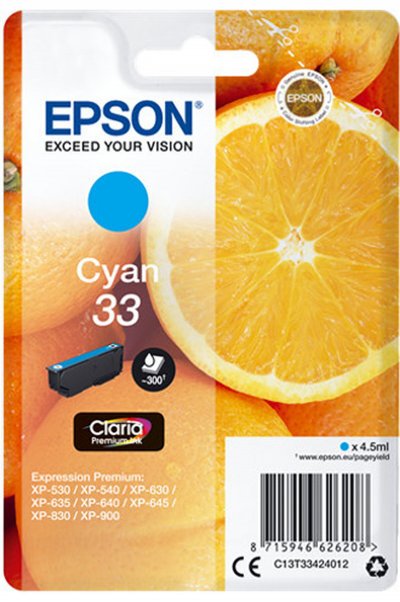 EPSON Cartouche d'encre  ORANGE Cyan
