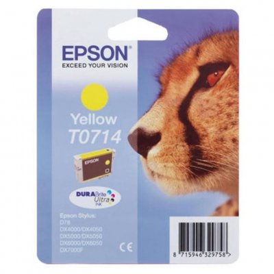 EPSON Cartouche d'encre  T0714 Jaune