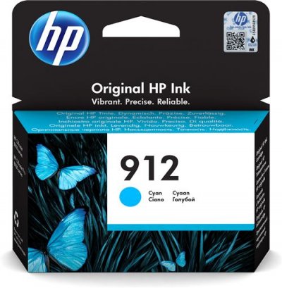 HP Cartouche d'encre  912 Cyan Bleu 