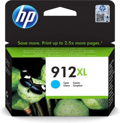 HP Cartouche d&rsquo;encre  912XL Bleu