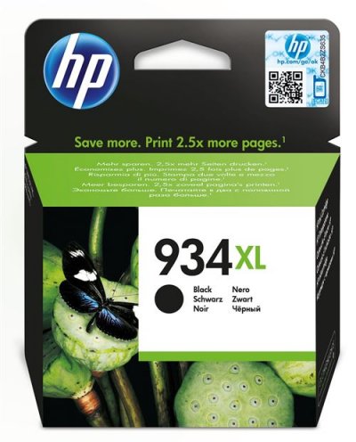 HP Cartouche d'encre  N&deg;934XL noire
