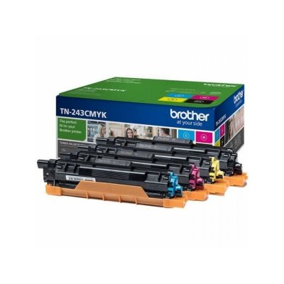 BROTHER Cartouche d'encre - imprimante pack 4 toners - consommables originaux (tn-243cmyk)