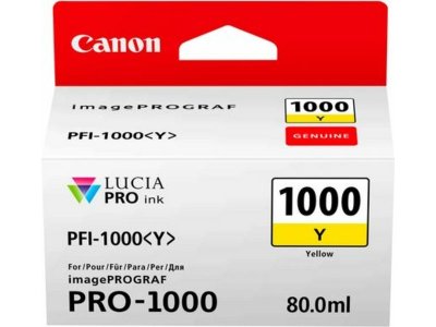 CANON Cartouche d'encre jaune  PFI-1000Y