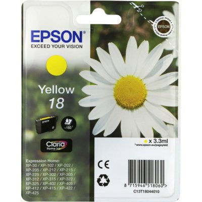 EPSON Cartouche d'encre Jaune  18